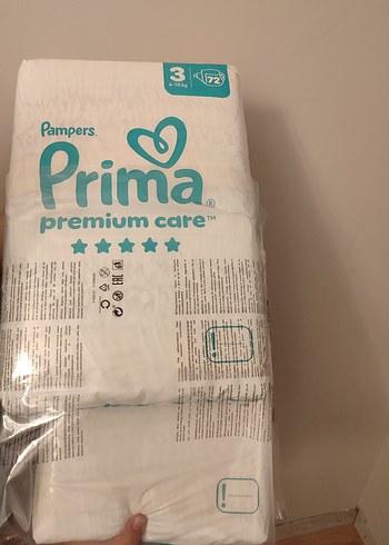 Prima Premium Care Bebek Bezi No:3, 144 Adet kapalı paket - Görsel 3