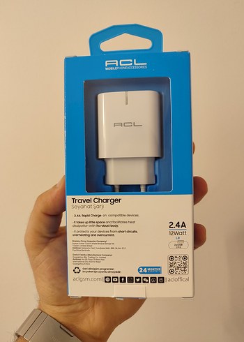 ACL 2xUSB-A 12W Seyahat Şarj Cihazı - Görsel 2