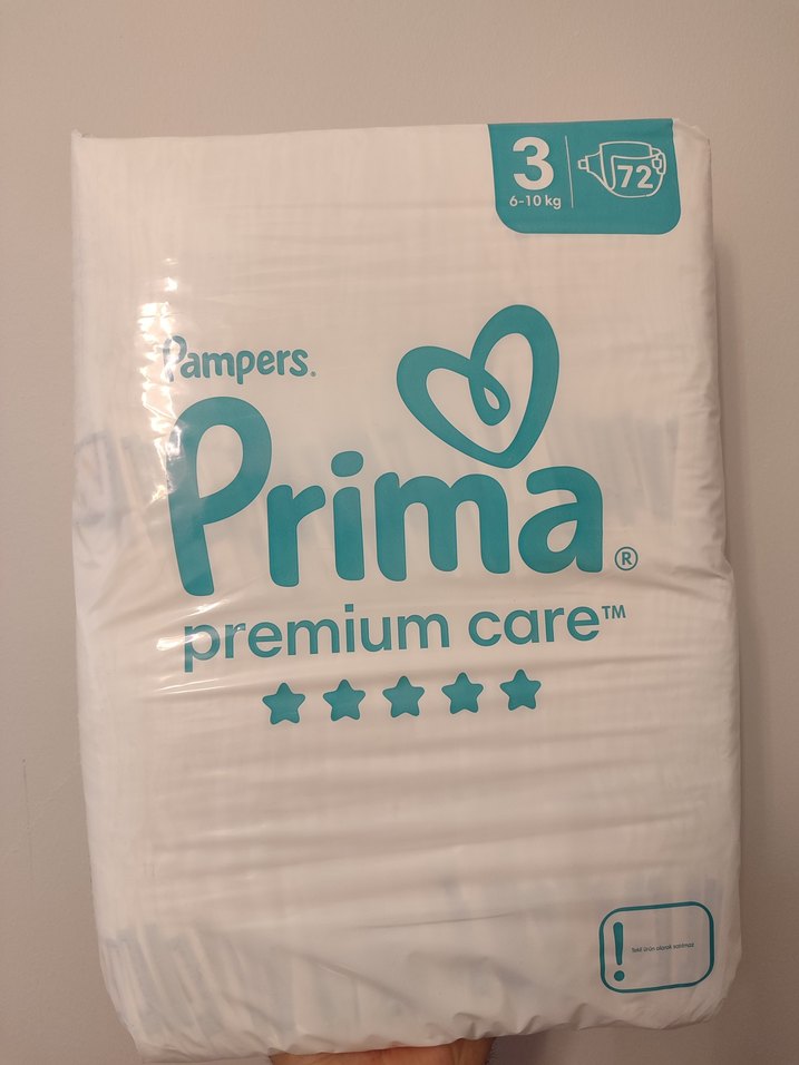 Pampers Prima Premium Care Bebek Bezi No:3, 72 Adet - Görsel 2