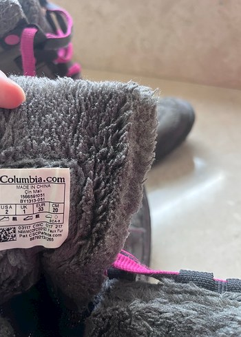 Columbia Gri Kadın Konforlu Dolgu Topuklu Bot