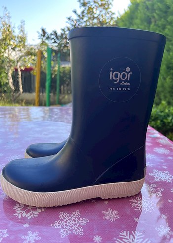 30 Beden mavi Renk Lacivert Erkek Çocuk Kauçuk bot