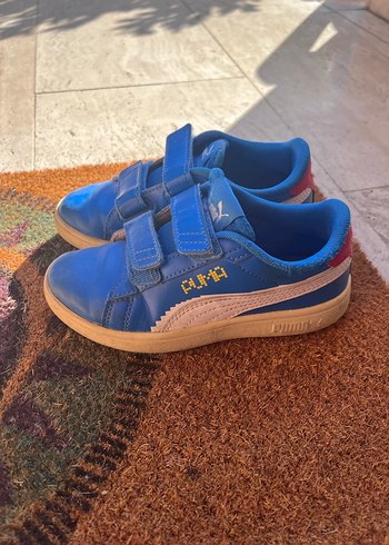 Erkek Çocuk Mavi Spor Ayakkabı Puma