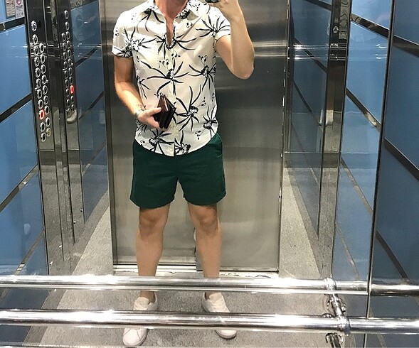 H&M Regular Fit Kısa Kollu Gömlek