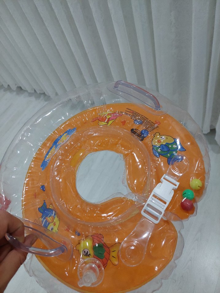 Turuncu Bebek Boyun Simidi - Görsel 3