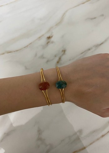 Minimalist Gold Boncuklu Bohem Çelik Bileklik