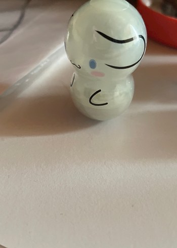 Pastel Beyaz Sevimli Figür Oyuncak - Görsel 2