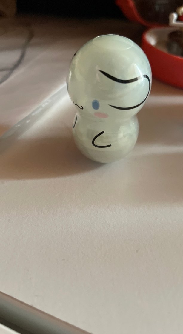 Pastel Beyaz Sevimli Figür Oyuncak - Görsel 2