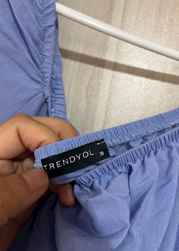 36 Beden lacivert Renk Navy Denim Uzun Elbise