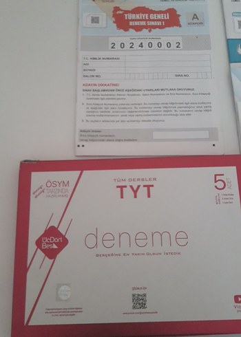 TYT 5 Deneme Sınavı Türkiye Geneli