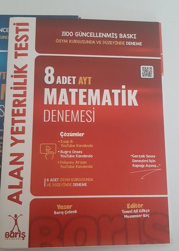 8 Adet TYT ve AYT Matematik Denemesi