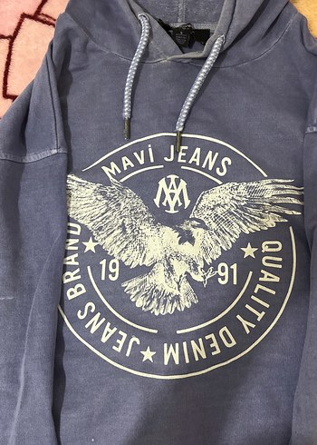 Mavi Jeans Gri Baskılı Kadın Sweatshirt - Görsel 2