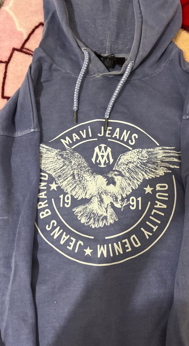 Mavi Jeans Gri Baskılı Kadın Sweatshirt - Görsel 2