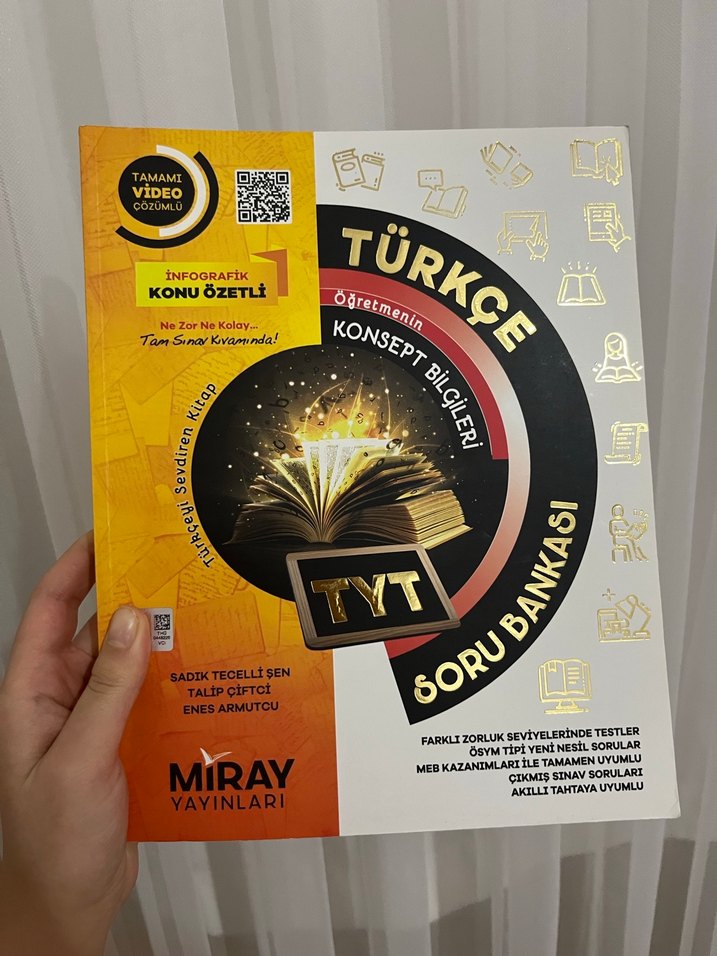 TYT Türkçe Soru Bankası - Miray Yayınları hiç çözülmemiş sıfır - Görsel 3