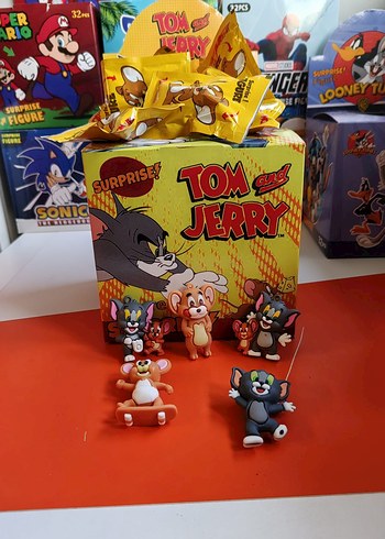 Renkli Tom ve Jerry Figür Seti