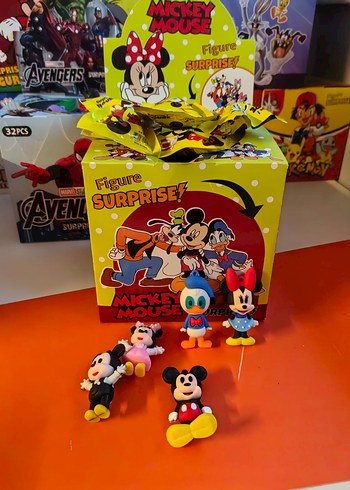  Renkli Mickey Mouse Figür Paketleri