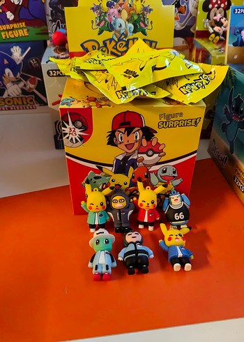 Sürpriz Pokémon Figürleri