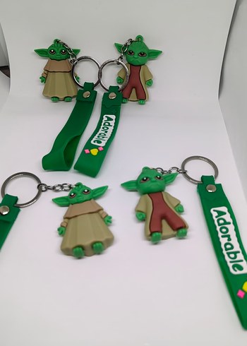 Baby Yoda Figürlü Anahtarlık