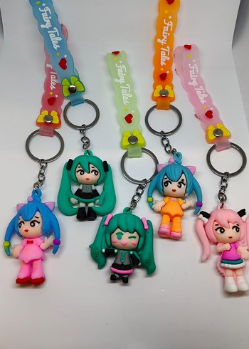 Hatsune Miku Figürlü Anahtarlık