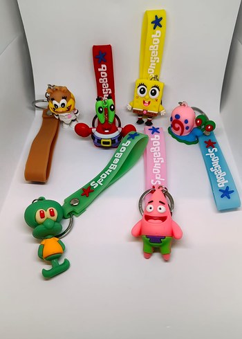 Sünger Bob Figürlü Anahtarlık
