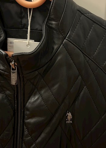 U.S Polo Assn. Deri Erkek Ceket