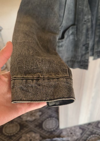 Trendyol & Milla Gri Oversize Kadın Denim Ceket