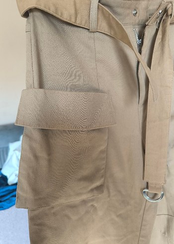 Bershka Bej Kumaş Pantolon
