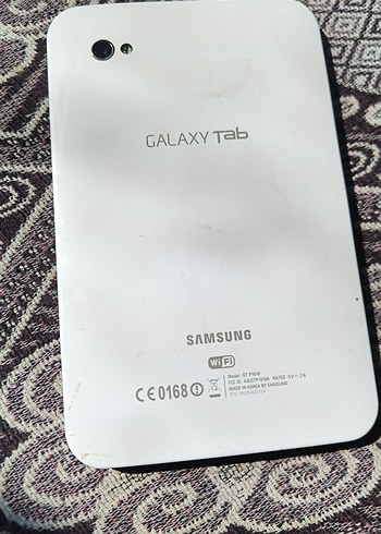 Samsung Beyaz Renkli Hasarlı Tablet