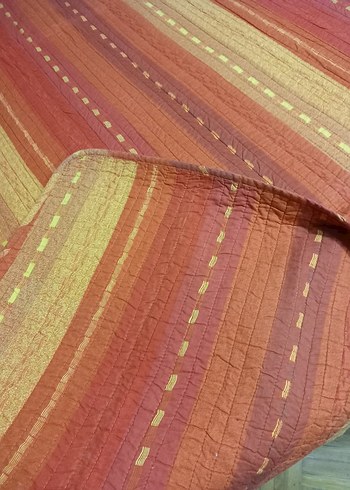 BEGONVILE Çok Renkli Batik Desenli Yatak Örtüsü TEK KISILIK - Görsel 3