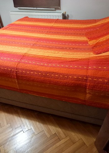 BEGONVILE Çok Renkli Batik Desenli Yatak Örtüsü TEK KISILIK - Görsel 2