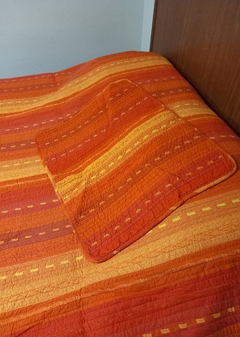 BEGONVILE Çok Renkli Batik Desenli Yatak Örtüsü TEK KISILIK - Görsel 6