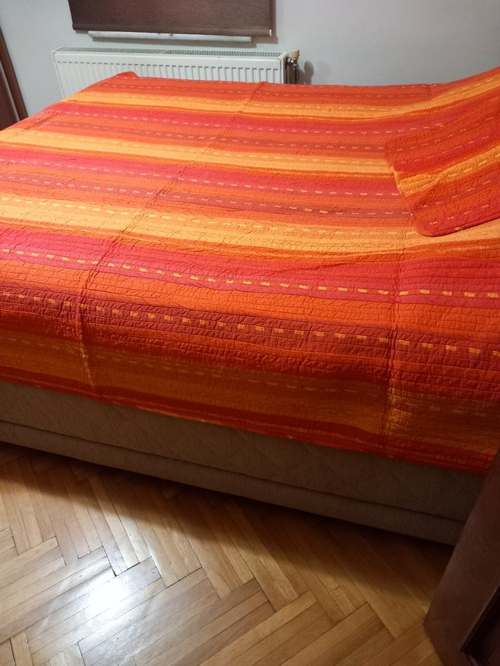 BEGONVILE Çok Renkli Batik Desenli Yatak Örtüsü TEK KISILIK - Görsel 2