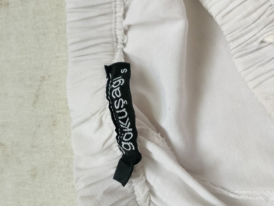 Beyaz Pamuklu Hamile Şortu - Görsel 3