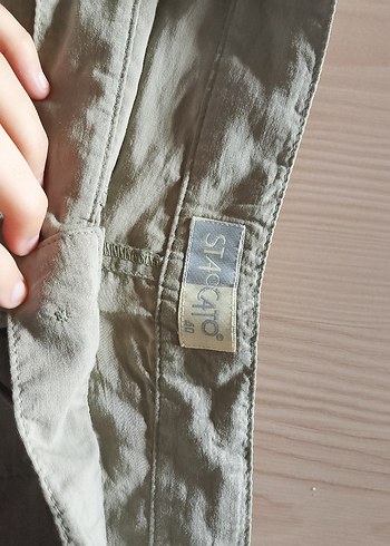 rahat kesim bağcıklı yazlık şort - Görsel 3