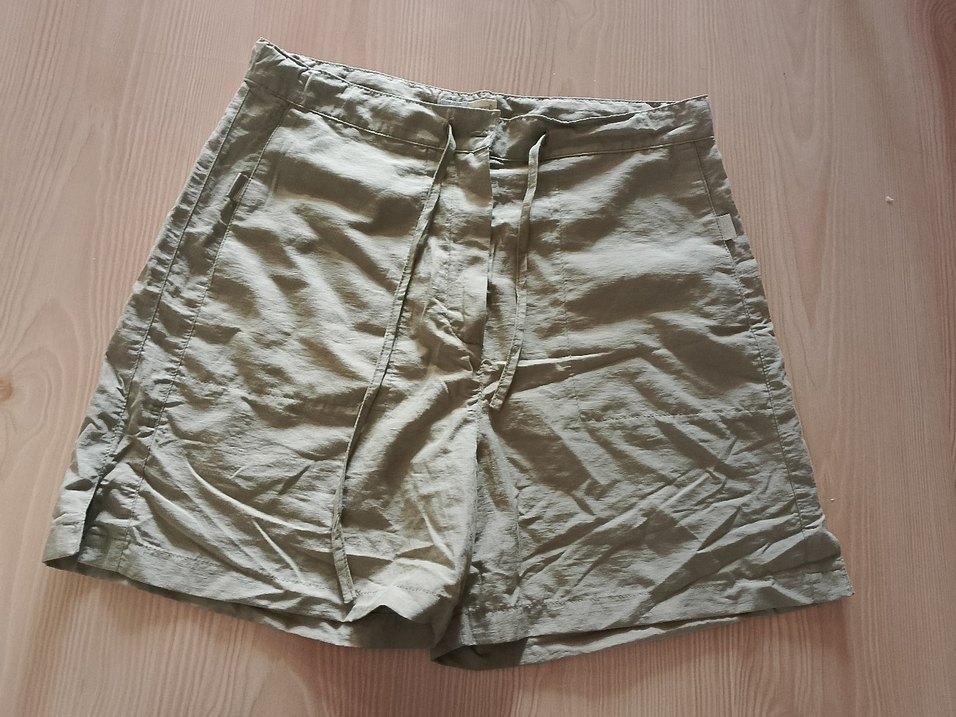 rahat kesim bağcıklı yazlık şort - Görsel 2