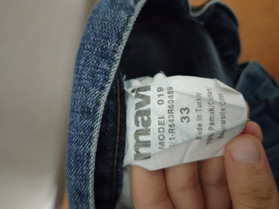 Mavi Kot Şort - Görsel 3