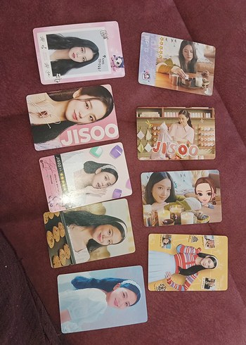 Pembe Jisoo Temalı Bellek Kartları