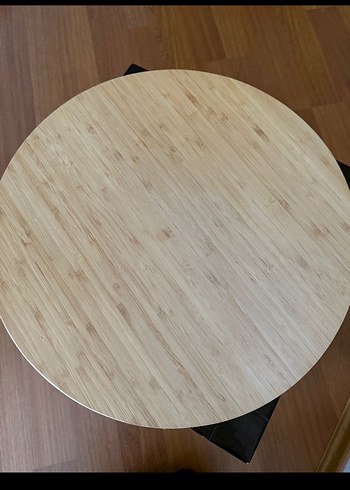  Beden Yuvarlak Bambu Dönen Sunum Tahtası