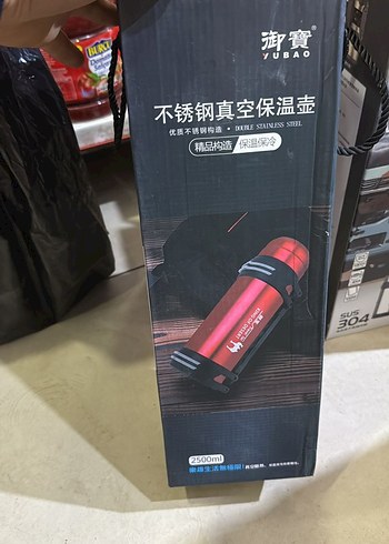 Siyah Vakum İzolasyonlu Seyahat Termosu - Görsel 3