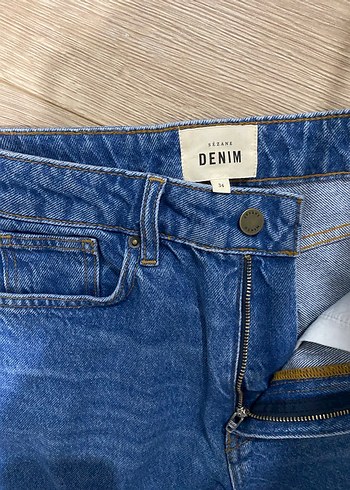 34 Beden Koyu Mavi Kadın Denim Jean