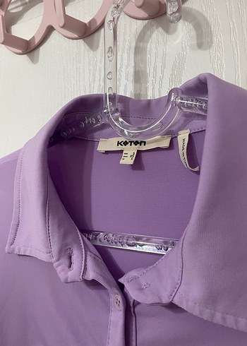 Koton Uzun Kollu Büzgülü Gömlek - Görsel 2