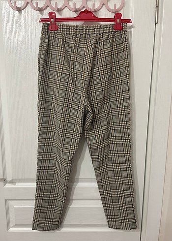 Koton Ekose Desenli Kadın Kumaş Pantolon - Görsel 4