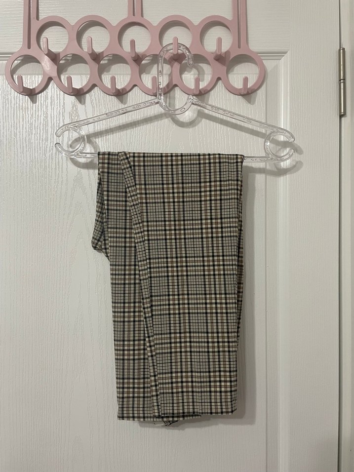 Koton Ekose Desenli Kadın Kumaş Pantolon - Görsel 5