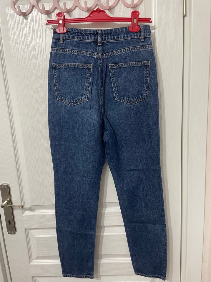 LCW Kadın Lacivert Mom Fit Jean Pantolon - Görsel 2