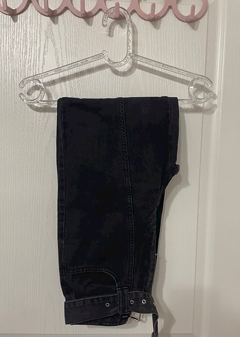 LCW Kadın Yüksek Bel Kemerli Jean Pantolon - Görsel 4