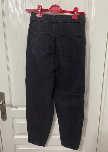 LCW Kadın Yüksek Bel Kemerli Jean Pantolon - Görsel 3