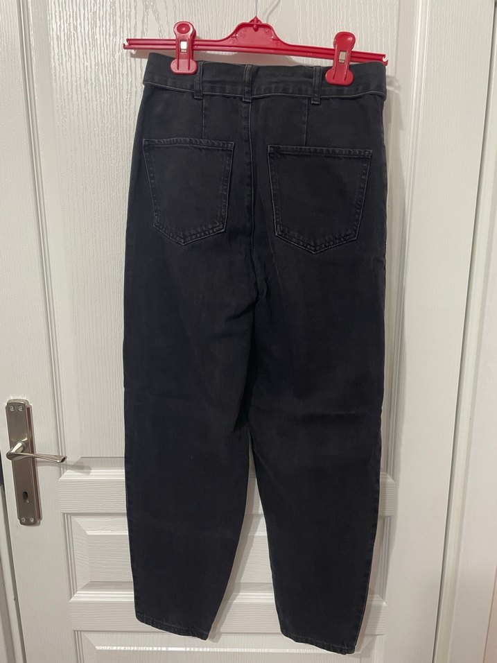 LCW Kadın Yüksek Bel Kemerli Jean Pantolon - Görsel 3