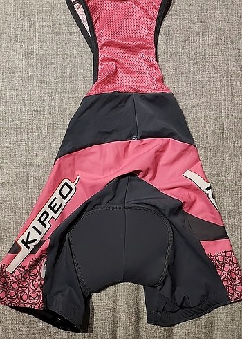 m Beden pembe Renk Kadın Pembe Baskılı Straplez Biker Atlet