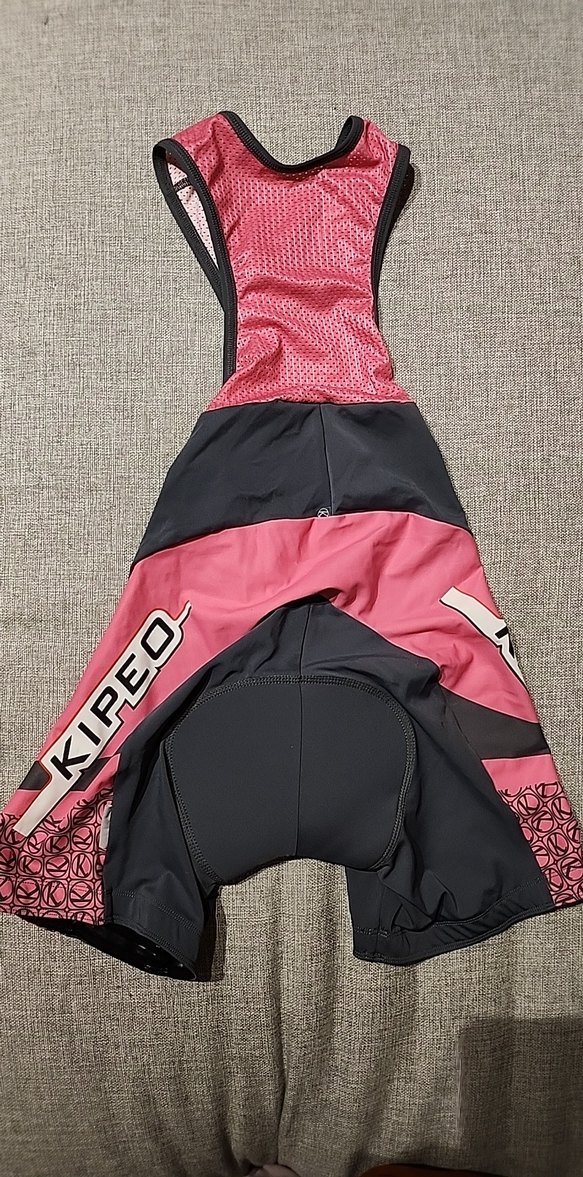 Kadın Pembe Baskılı Straplez Biker Atlet - Görsel 4