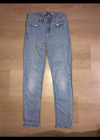 LC Waikiki Mavi Regular Fit Midi Denim Kadın Jean