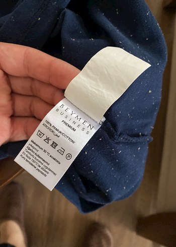 Düğmeli Lacivert Polo Tişört - Görsel 4